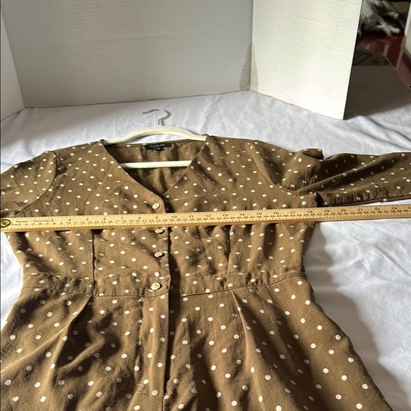 Roolee Brown Jumpsuit with White Dots - Picture 4 of 8